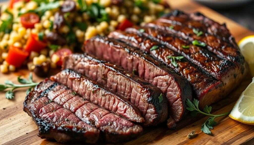 Taglio della bistecca di falda