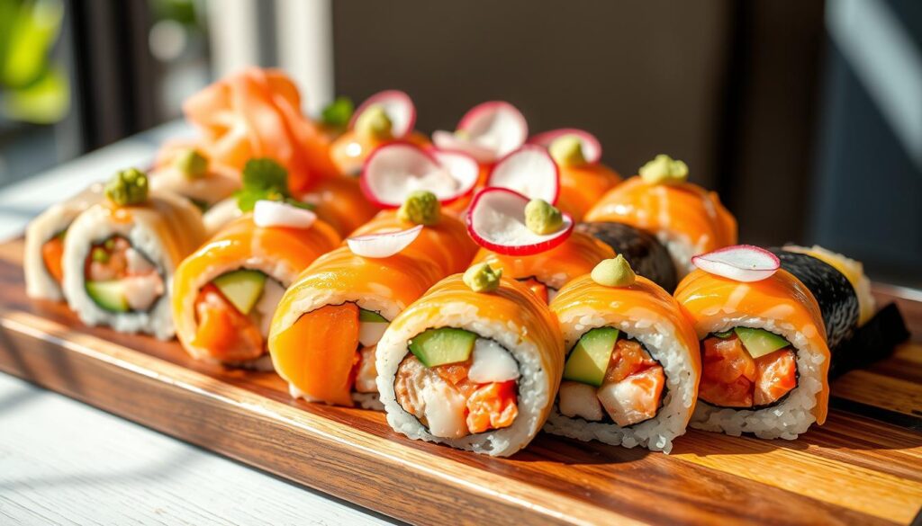 sushi rolls