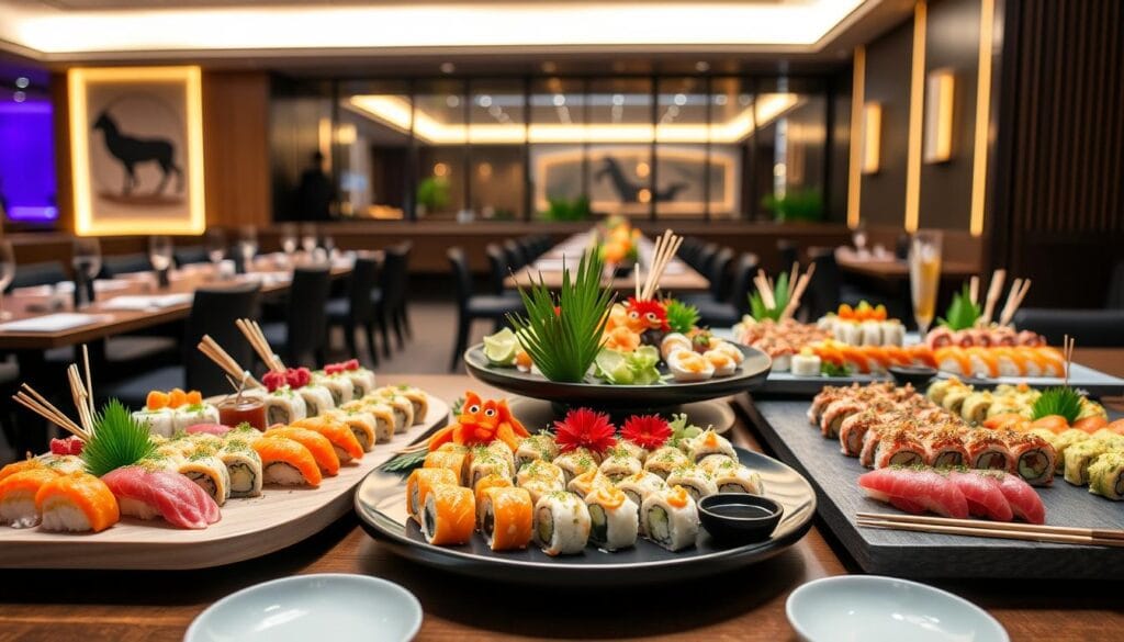 all you can eat sushi at The Sushi By Jin