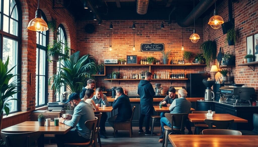 coffee shop interior