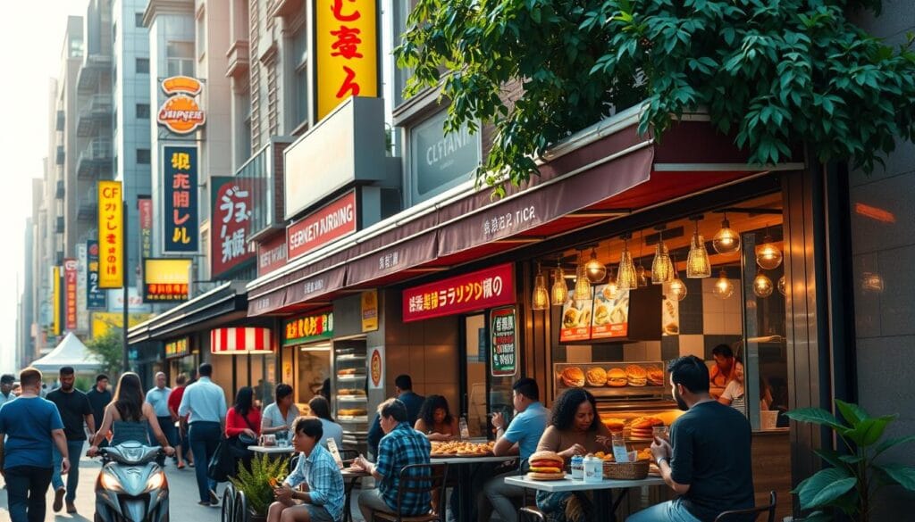 fast food restaurants nearby